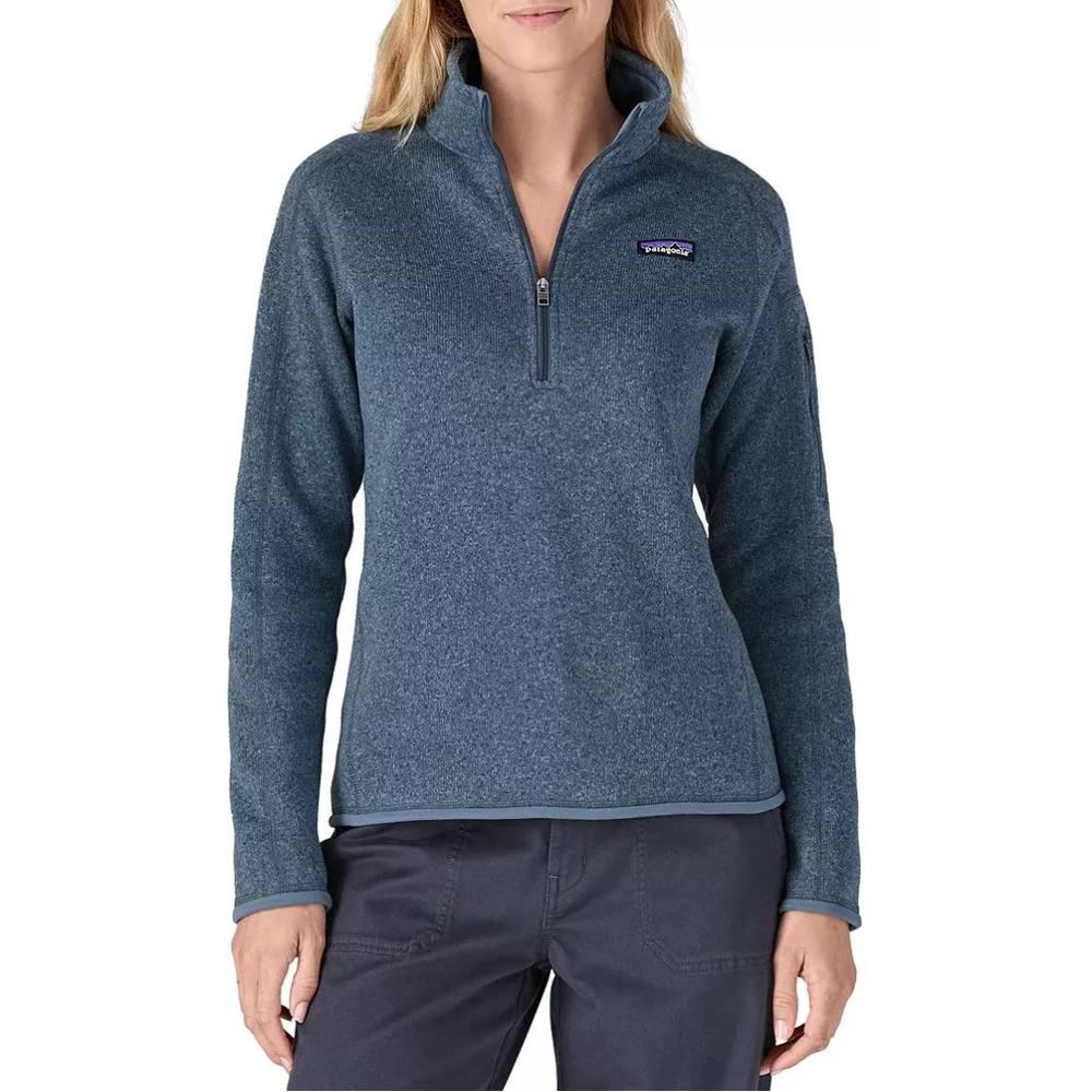 Patagonia Women's Teal Quarter-Zip Fleece